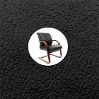 Офисное кресло для посетителей Chairman 445WD Россия кожа черная
